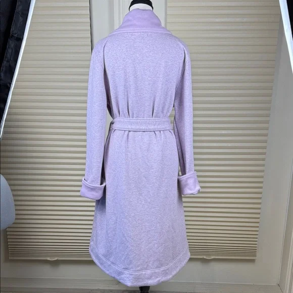 Kirkland Signature Robe Lilac Purple Fleece Lined Housecoat Pajamas Women's Sz M - Picture 5 of 14